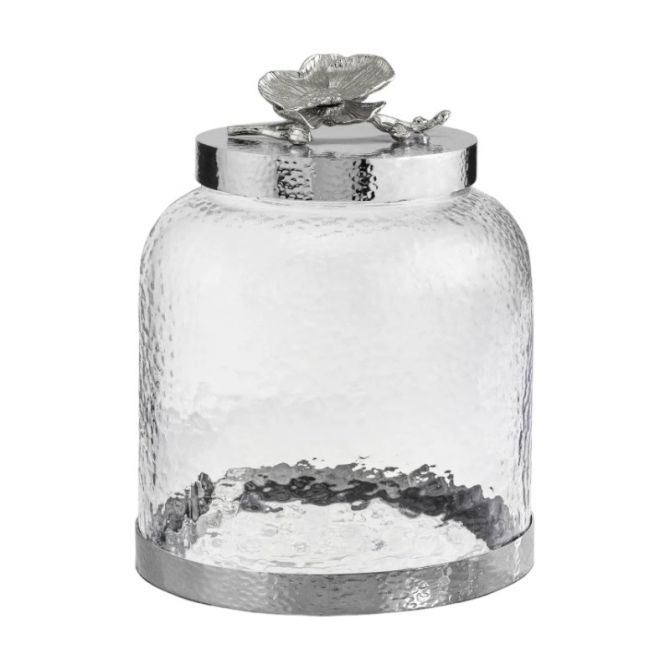 Michael Aram White Orchid Cookie Jar