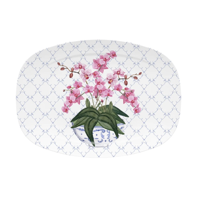 Mariposa Opulent Orchid Platter TT1074 Borsheims
