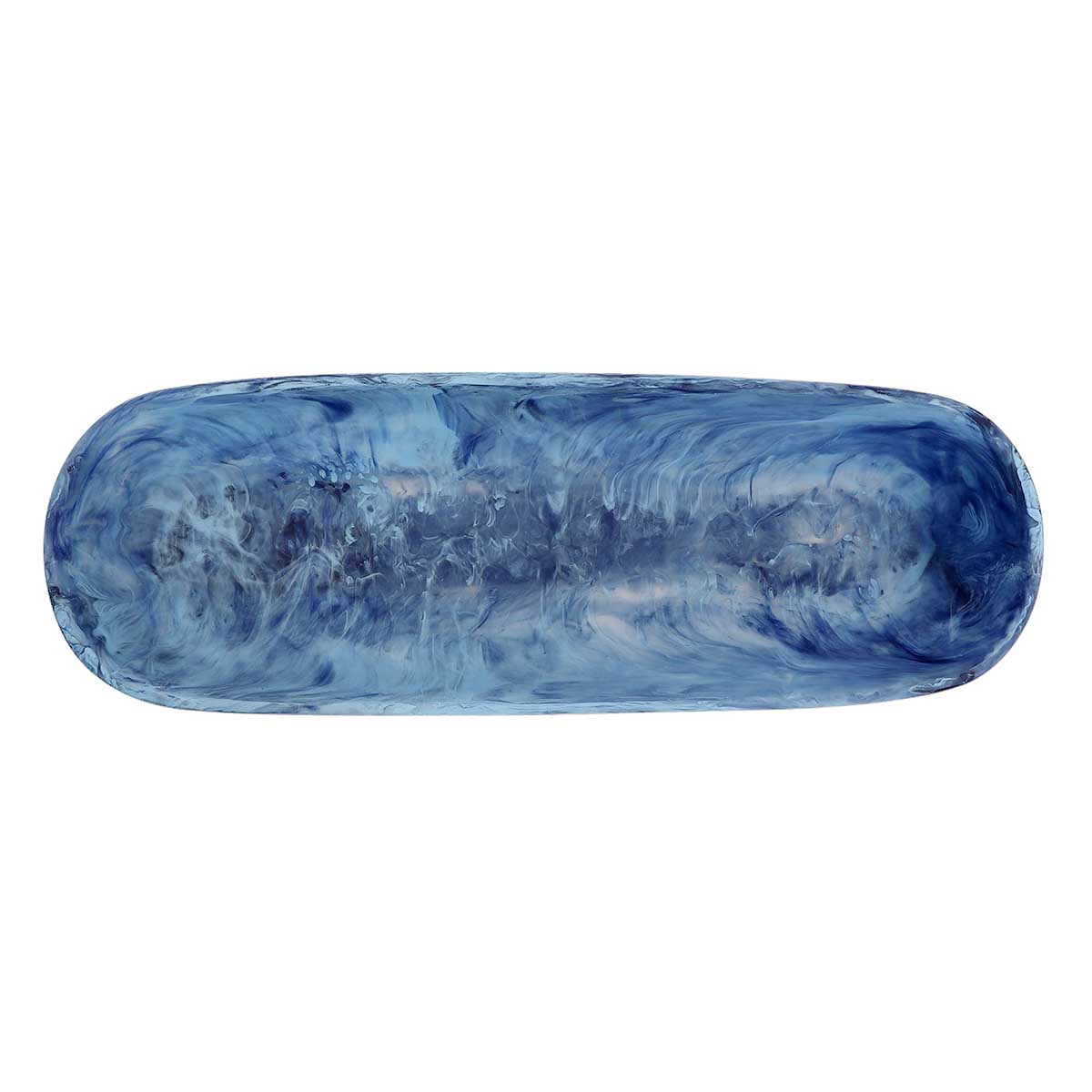 Nashi Large Boat Bowl, Denim Swirl