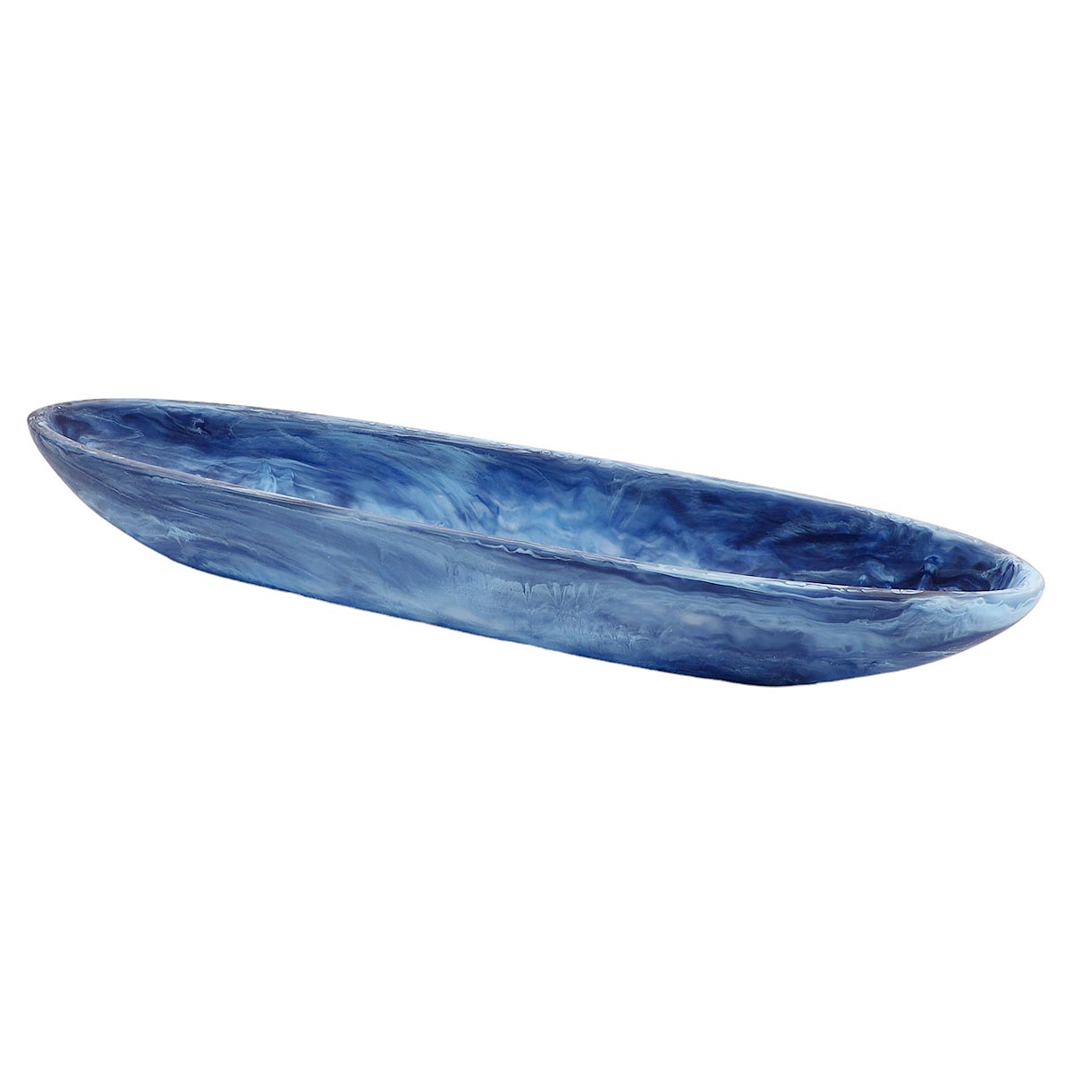 Nashi Medium Boat Bowl, Denim Swirl
