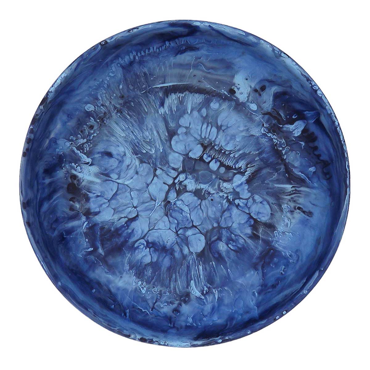 Nashi Medium Round Bowl, Denim Swirl