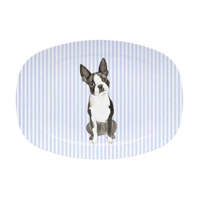 Mariposa Best Friends Boston Terrier Platter