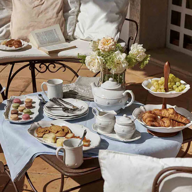 Juliska Berry and Thread Teapot, Whitewash