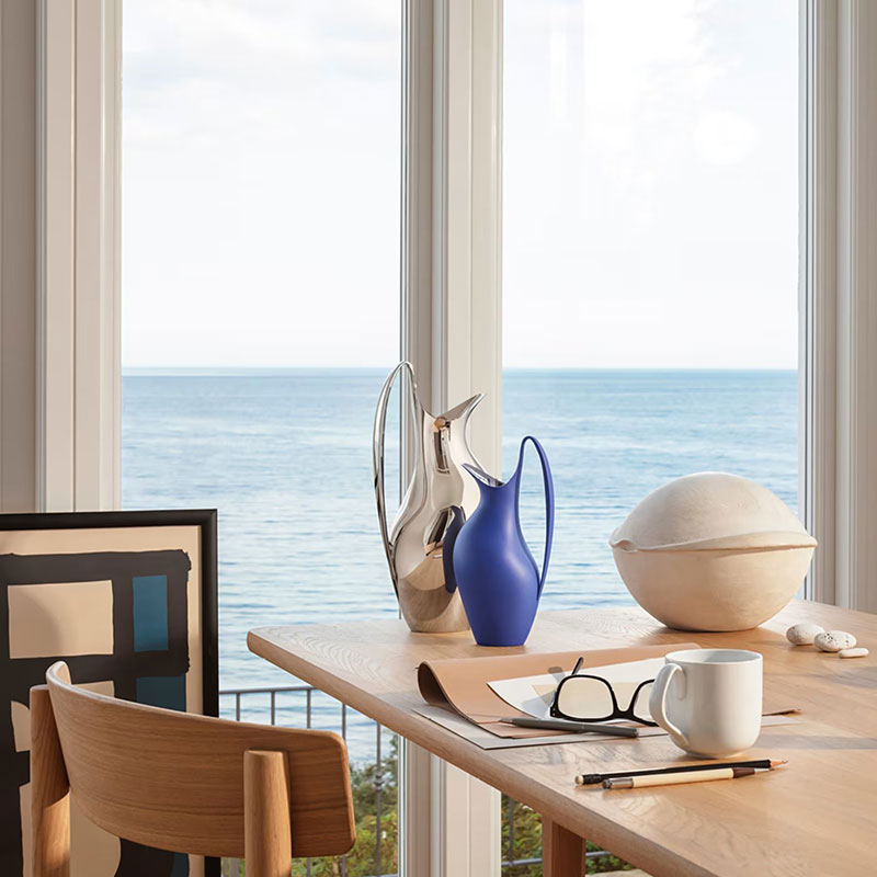Georg Jensen Koppel Pitcher, Iconic Blue