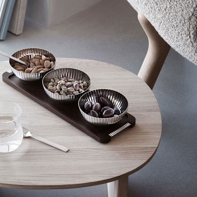 Georg Jensen Bernadotte Tray with Bowls - Thumbnail 2