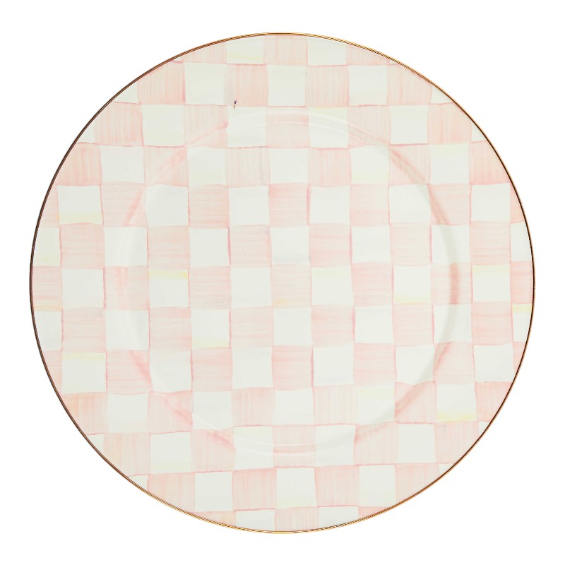 MacKenzie-Childs Rosy Check Serving Platter