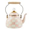 MacKenzie-Childs Rosy Check Tea Kettle, 2QT