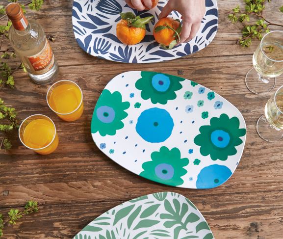Mariposa Floral Flash Platter