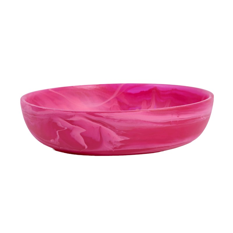 Nashi Medium Luxe Round Bowl, Magenta