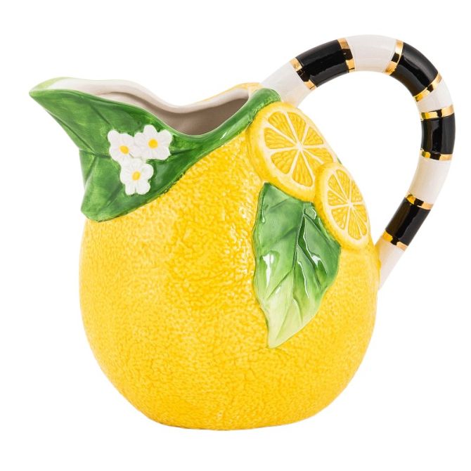 MacKenzie-Childs Lemon Pitcher