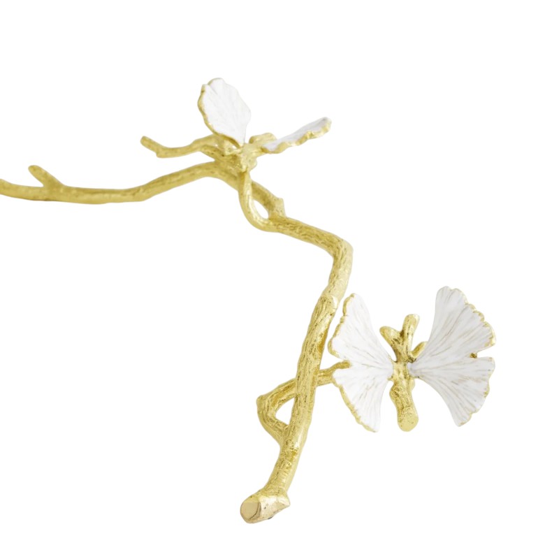 Michael Aram Butterfly Ginkgo Yellow Gold Trinket Dish