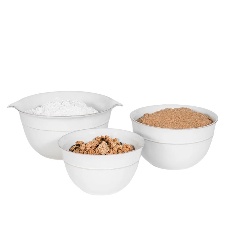Juliska Puro Whitewash Nesting Serving Bowls, Set of 3