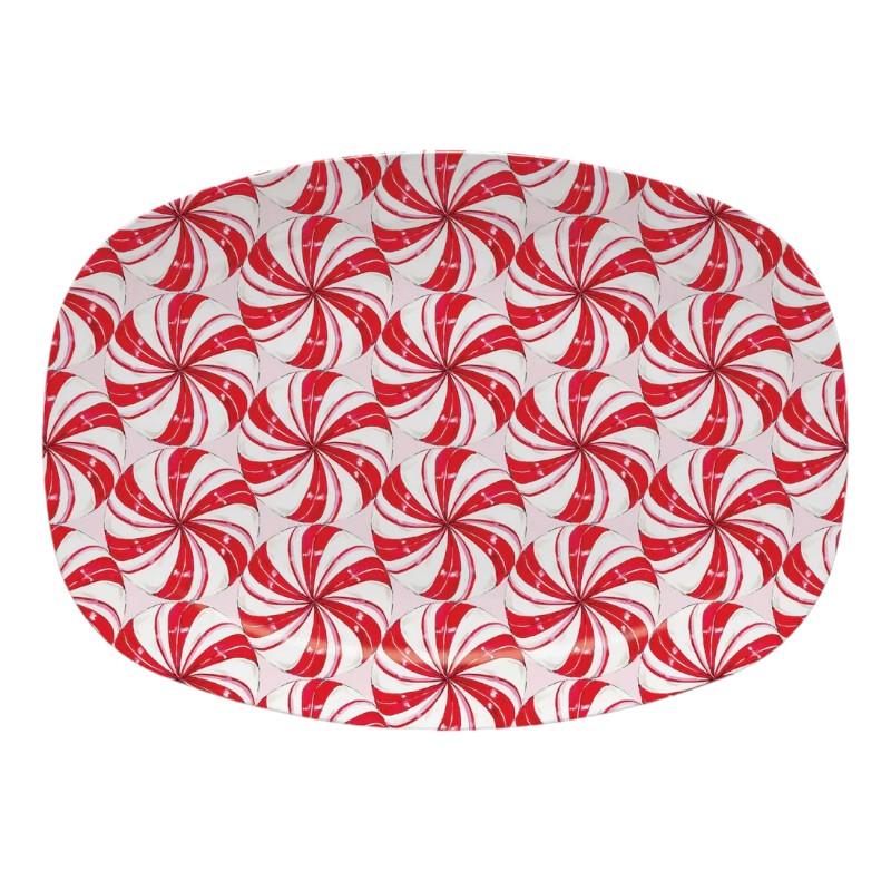 Mariposa Peppermint Candy Platter
