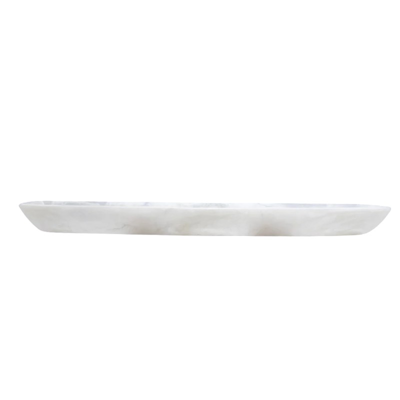 Nashi White Swirl 3 Part Large Tray