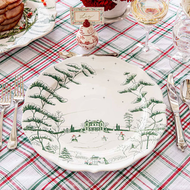 Juliska Country Estate Winter Frolic Charger, Evergreen