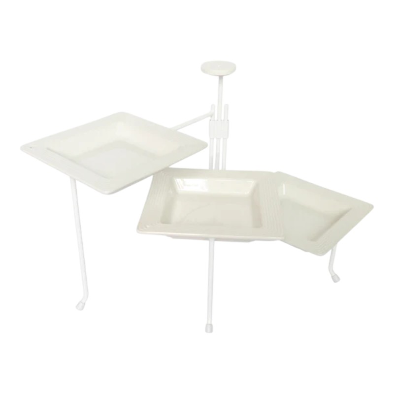 Nora Fleming Triple Tier Stand, Square