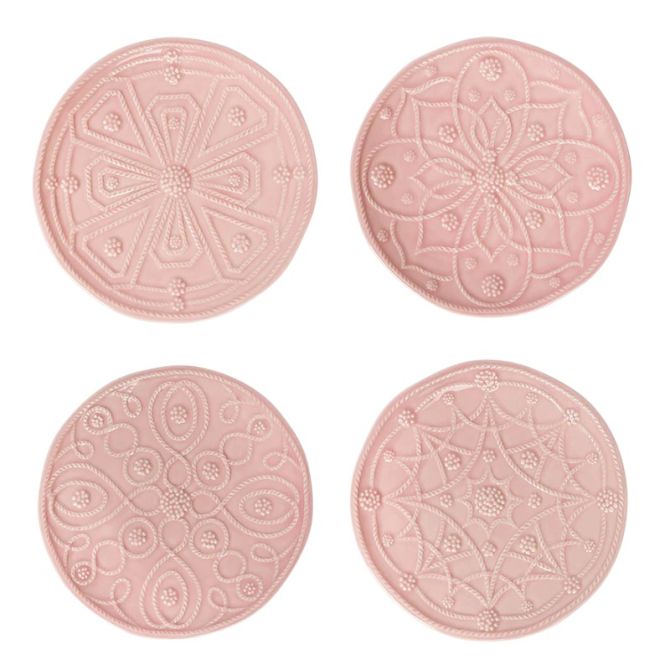 Juliska Jardins Du Monde Side Plates, Blush
