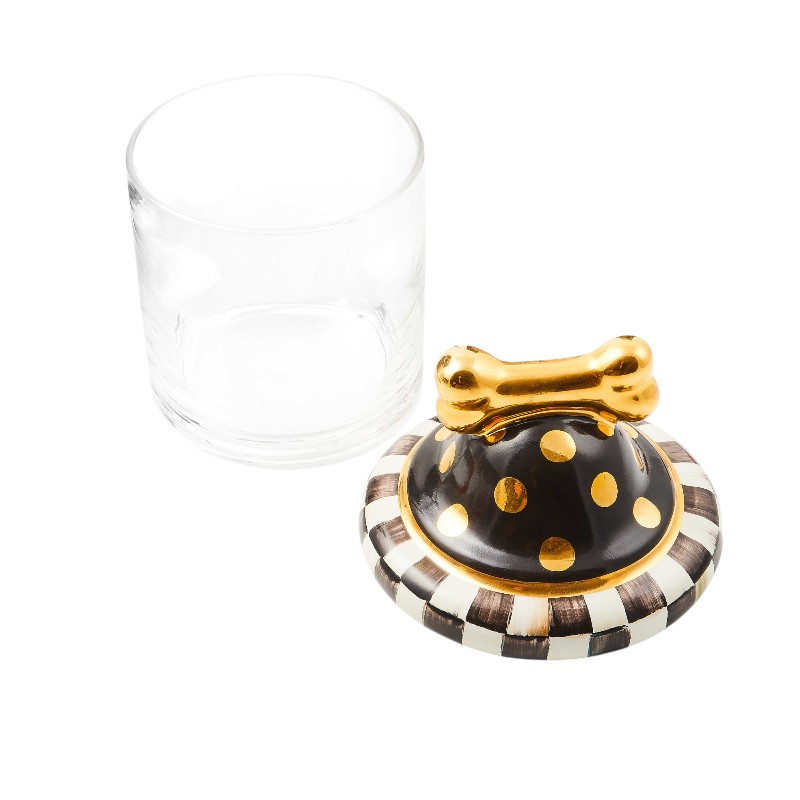 MacKenzie-Childs Courtly Canine Cookie Jar