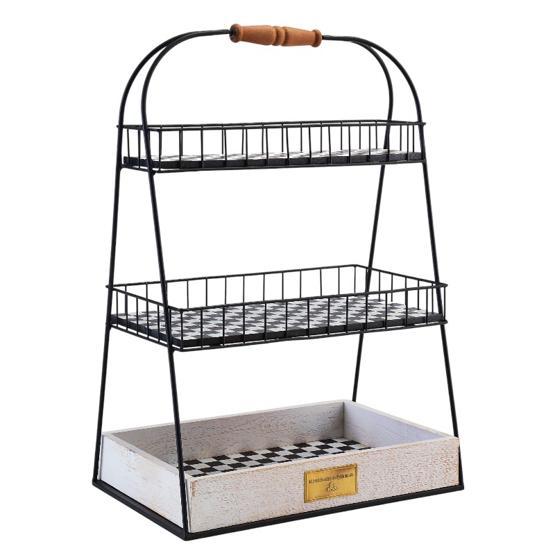 MacKenzie-Childs Farmhouse Tiered Stand