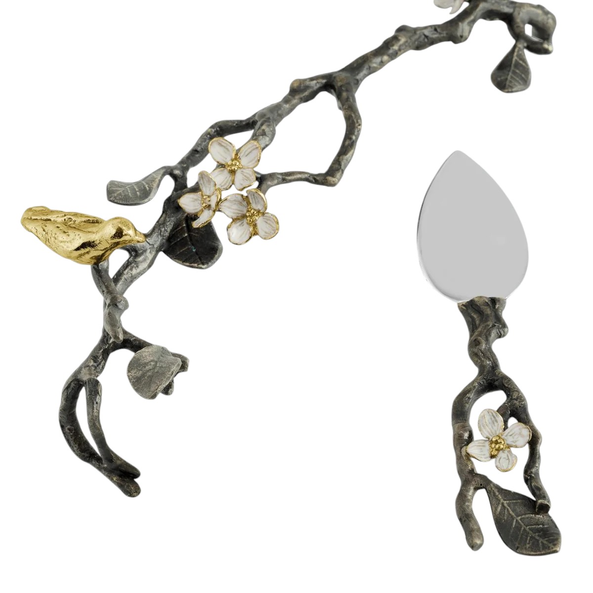 Michael Aram Lovebirds Cheese Board with Knife