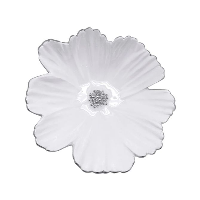Mariposa Cosmos White Sauce Dish