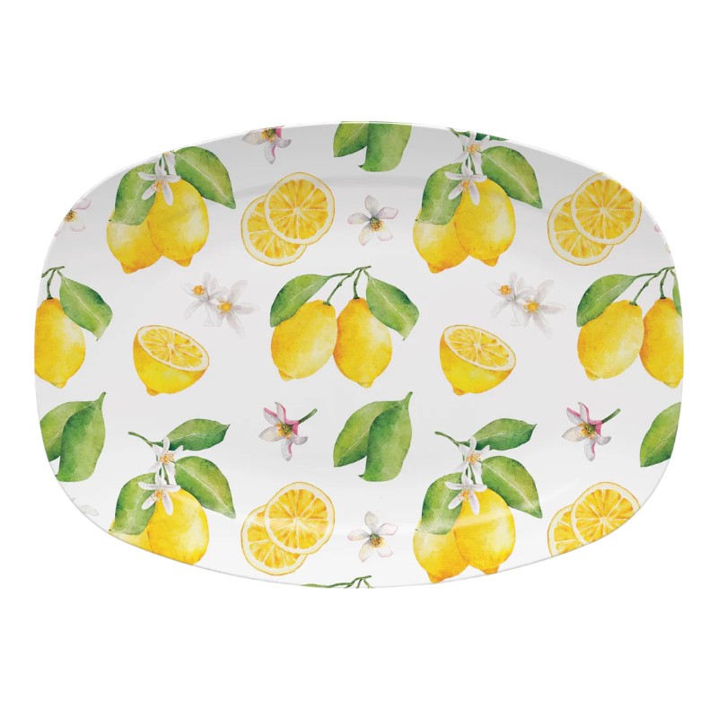 Mariposa Lemons and Blossoms Platter
