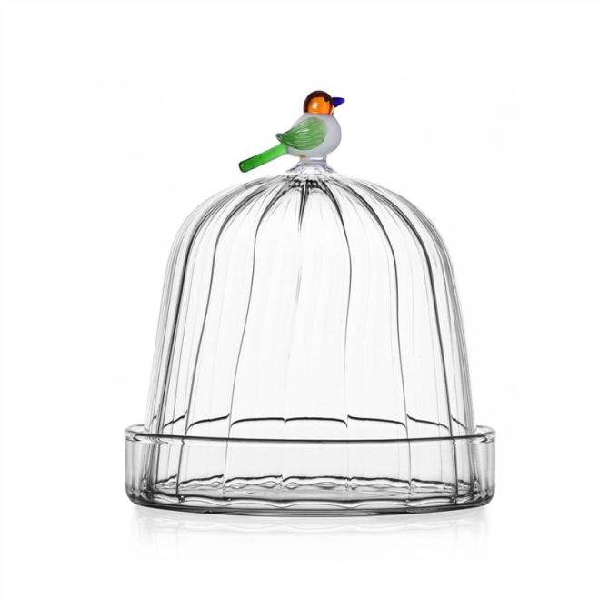 Ichendorf Animal Farm Optic Dome with Dish, Bird