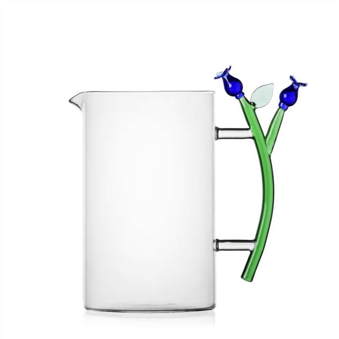 Ichendorf Botanica Jug, Blue Flower