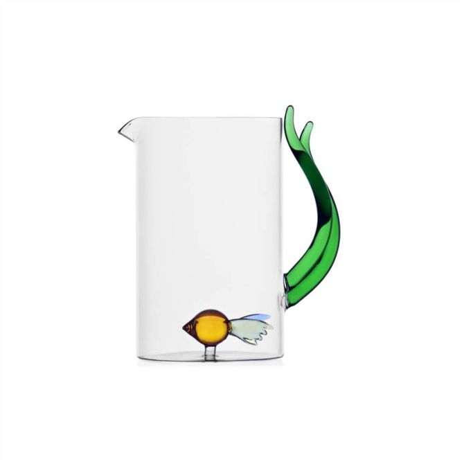 Ichendorf Animal Farm Pitcher, Fish with Seagrass