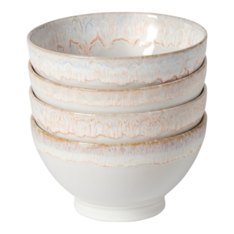 Costa Nova Set of 4 Latte Bowls, White