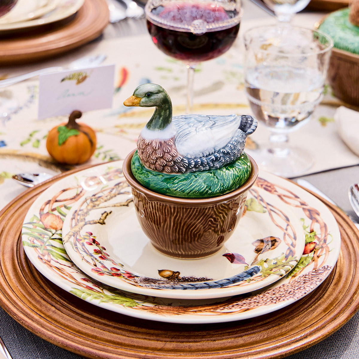 Juliska Forest Walk Duck Baker with Lid, Small