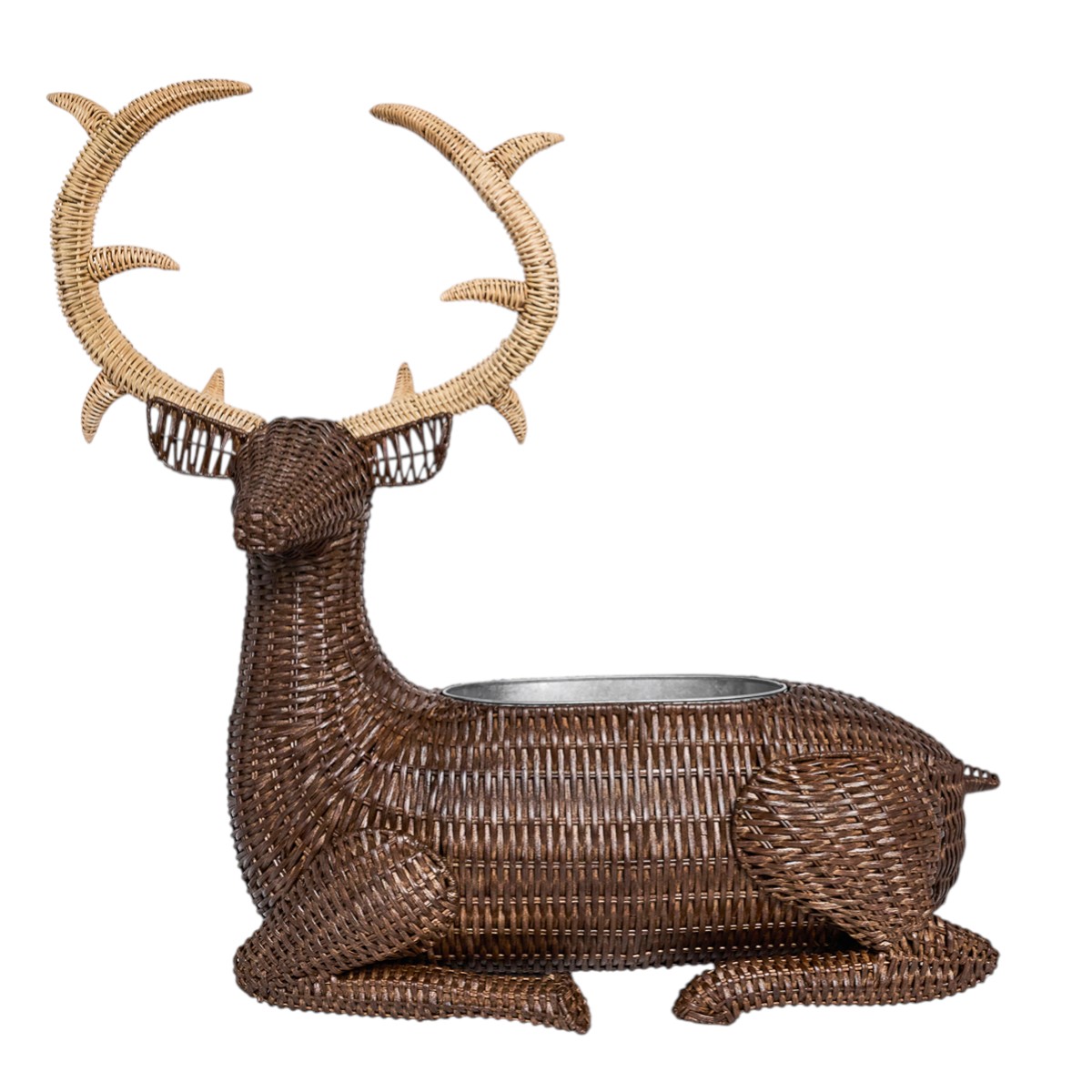 Juliska Devon Willow Stag Rattan Party Bucket