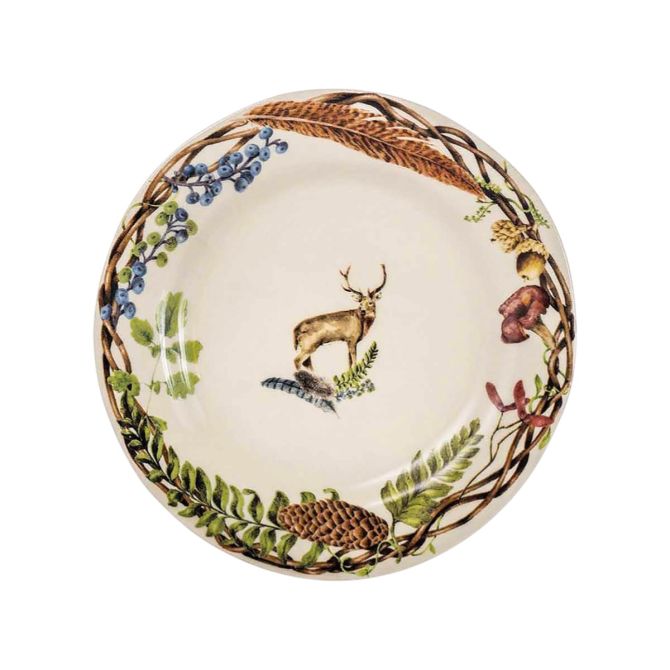 Juliska Forest Walk Stag Salad Plate