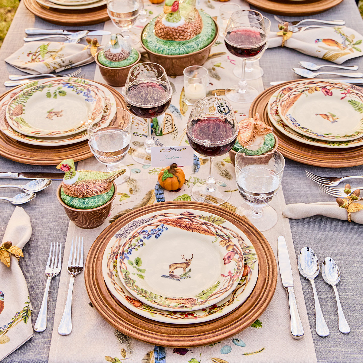 Juliska Forest Walk Stag Salad Plate
