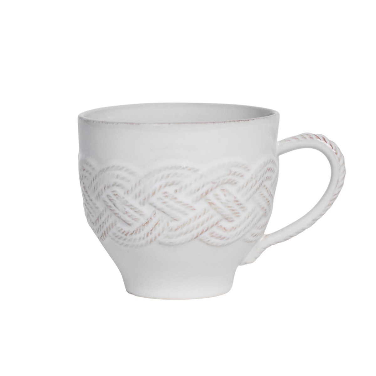 Juliska Le Panier Mystic Knot Whitewash Mug