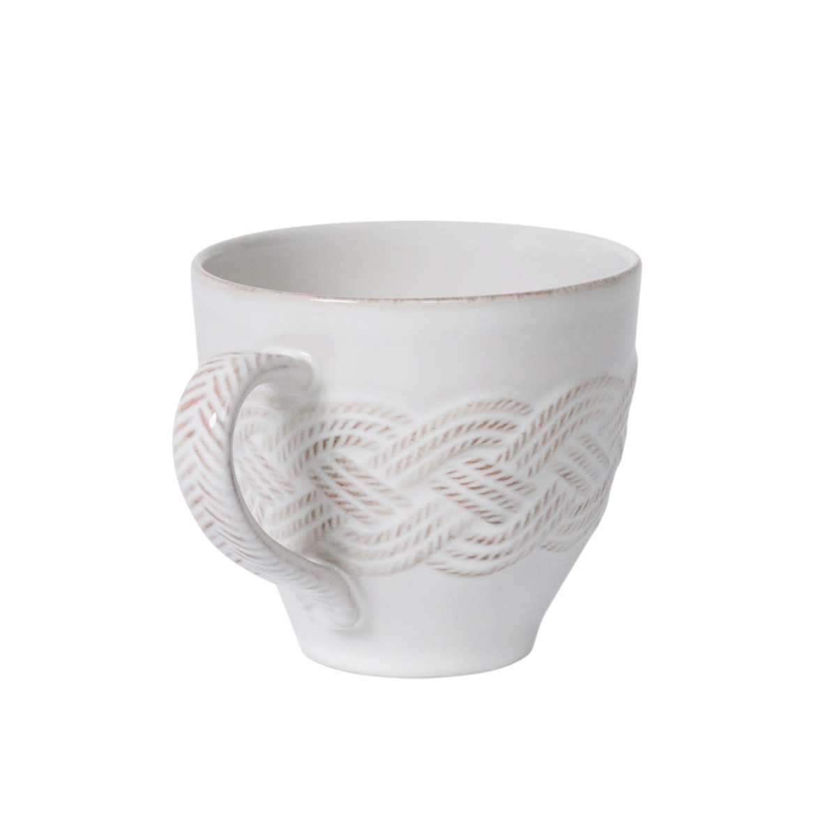 Juliska Le Panier Mystic Knot Whitewash Mug