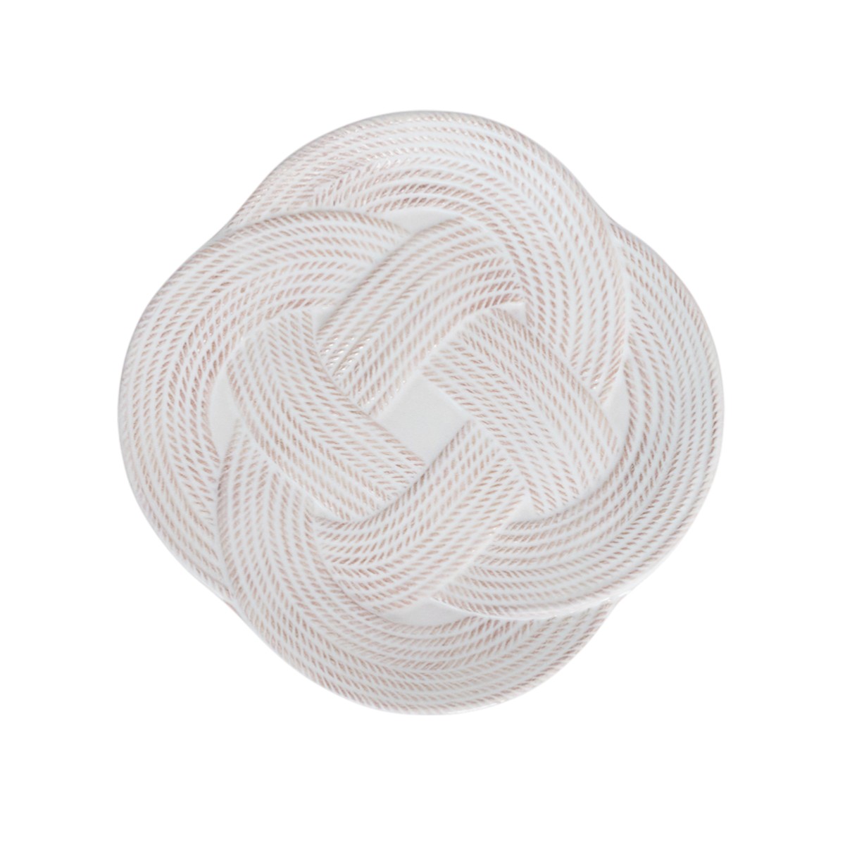 Juliska Le Panier Mystic Knot Whitewash Salad Plate
