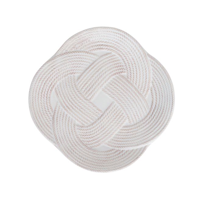 Juliska Le Panier Mystic Knot Whitewash Salad Plate