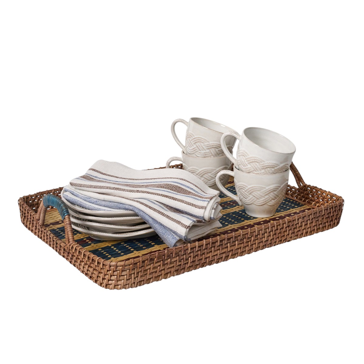 Juliska Danish Stripe Navy Tray, 21