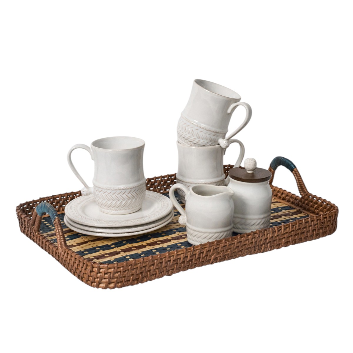 Juliska Danish Stripe Navy Tray, 18