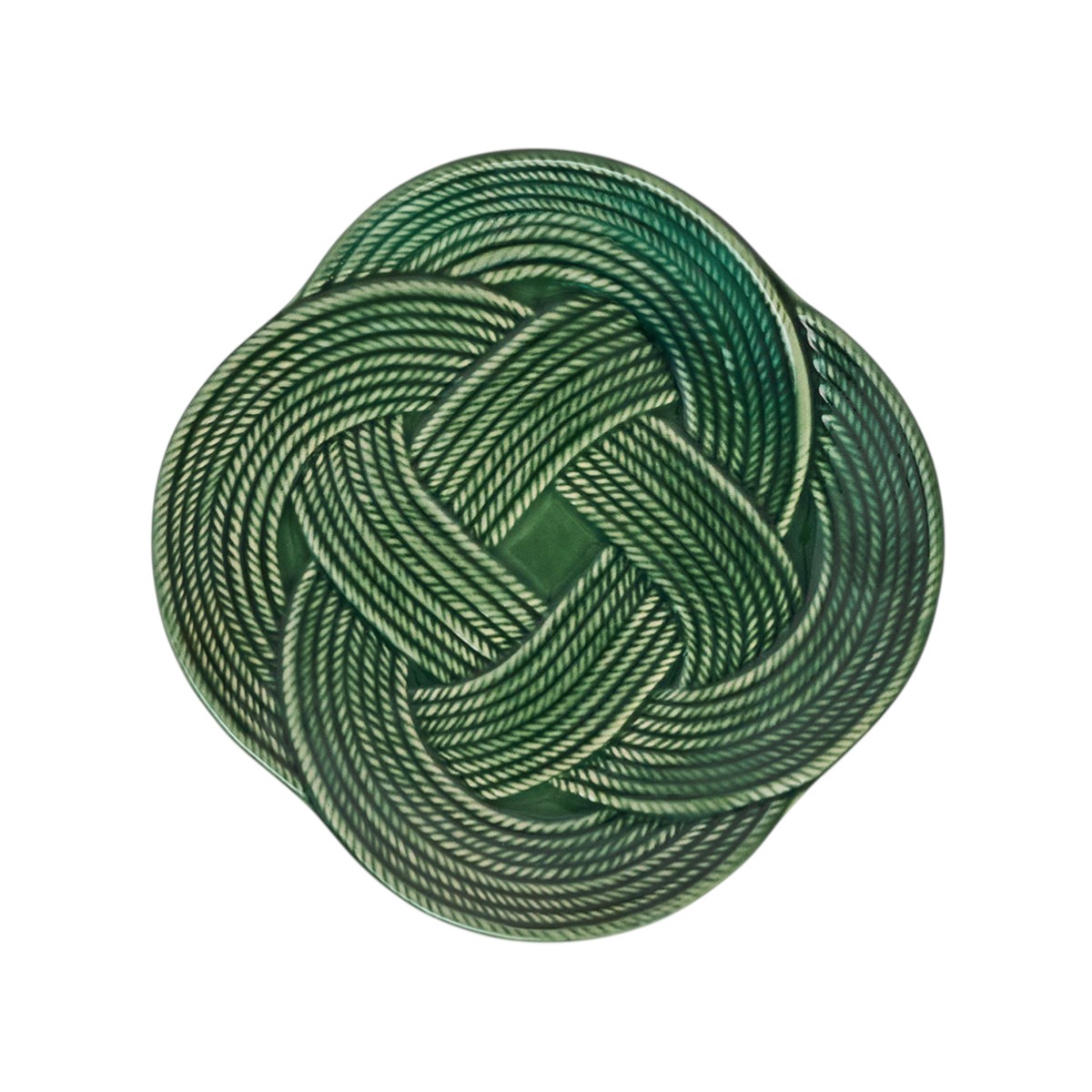 Juliska Le Panier Mystic Knot Basil Salad Plate