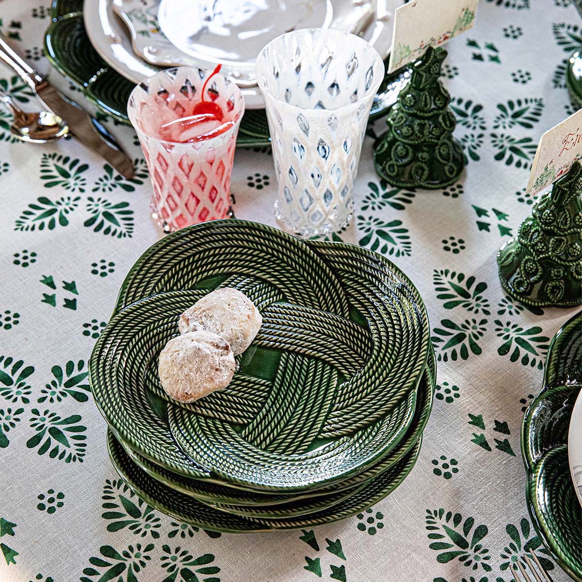 Juliska Le Panier Mystic Knot Basil Salad Plate
