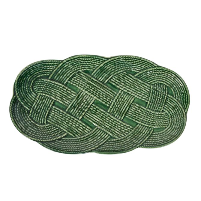 Juliska Le Panier Mystic Knot Basil Hostess Tray