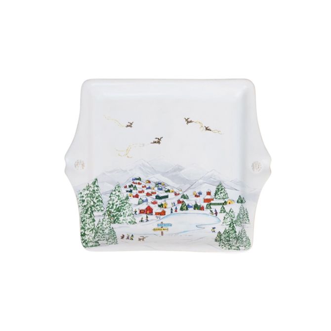 Juliska Berry & Thread North Pole Cookie Tray, 10"
