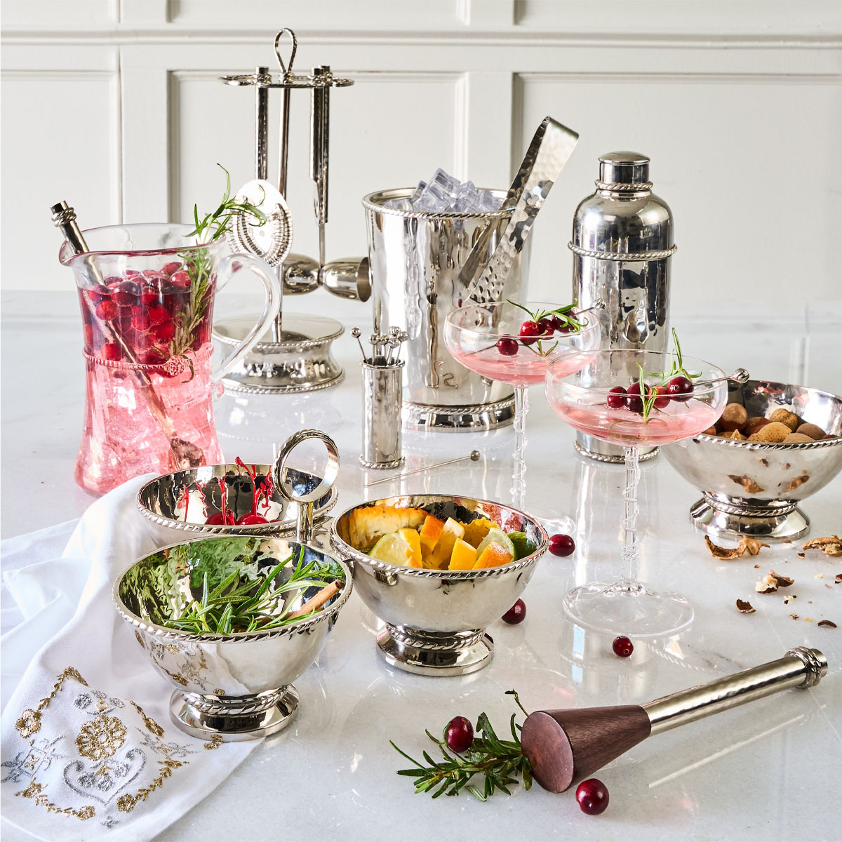 Juliska Graham Triple Cocktail Bowl