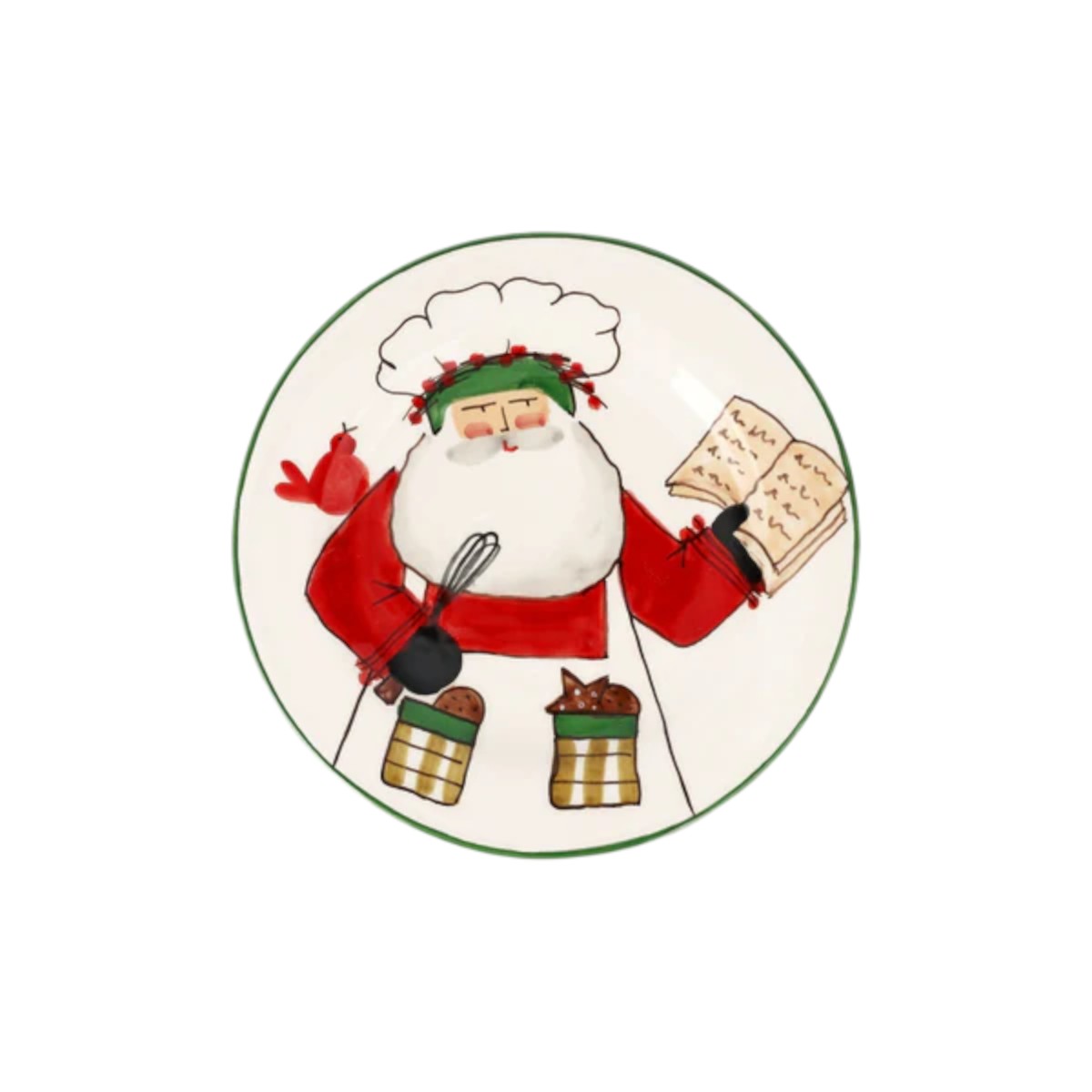 Vietri Old St. Nick 2025 Limited Edition Salad Plate