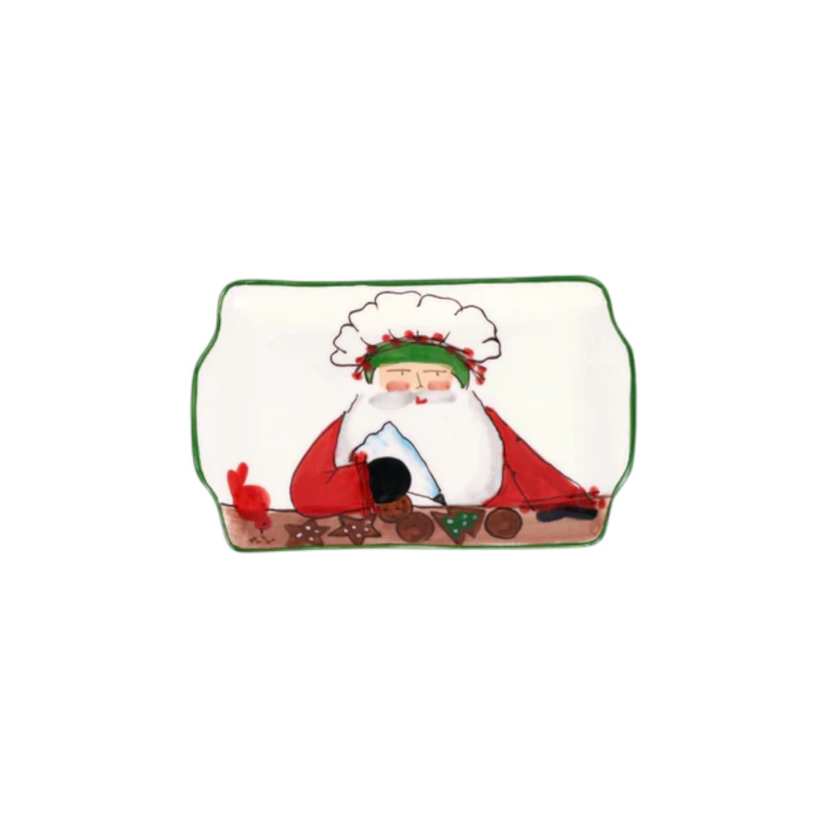 Vietri Old St. Nick 2025 Limited Edition Rectangular Plate