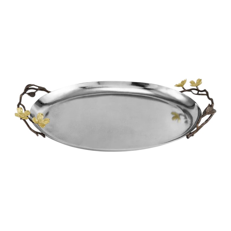 Michael Aram Dogwood Oval Tray