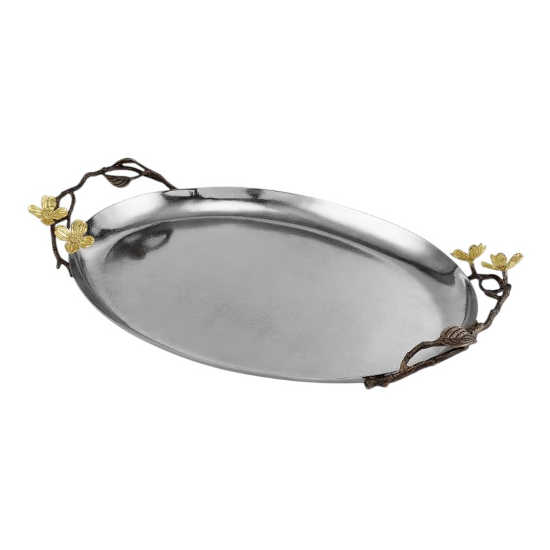 Michael Aram Dogwood Oval Tray