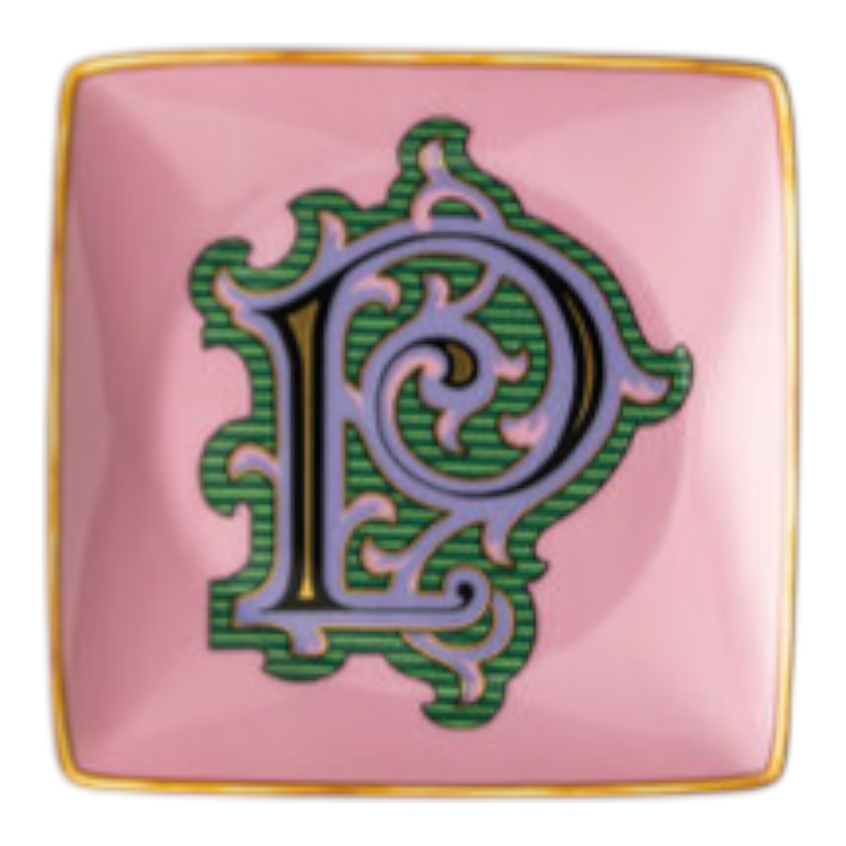 Rosenthal Versace Alphabet Holiday Canape Dish, P